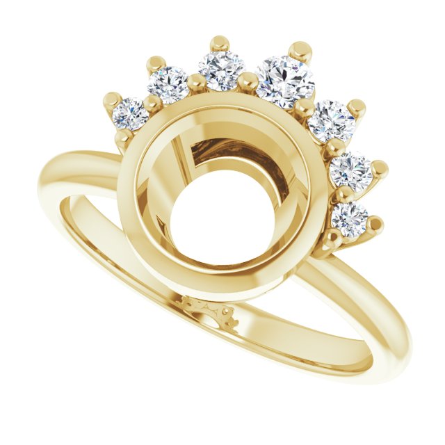 Accented Engagement Ring