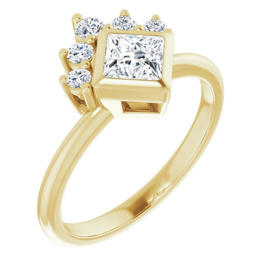 Accented Engagement Ring