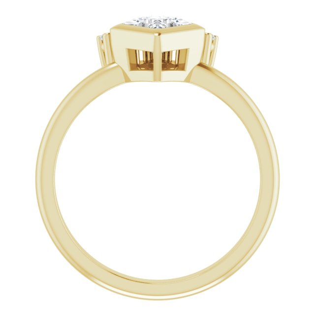 Accented Engagement Ring