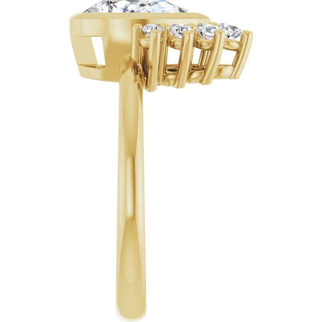 Accented Engagement Ring