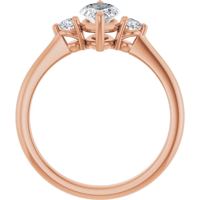 Side Stone Engagement Ring