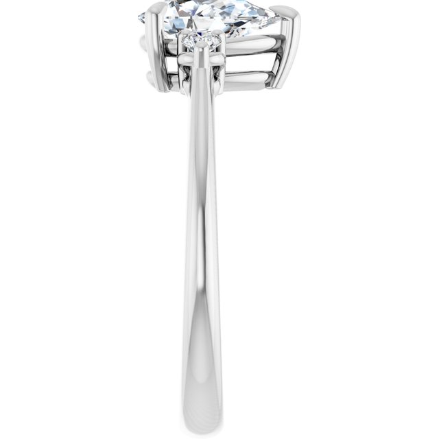 Side Stone Engagement Ring