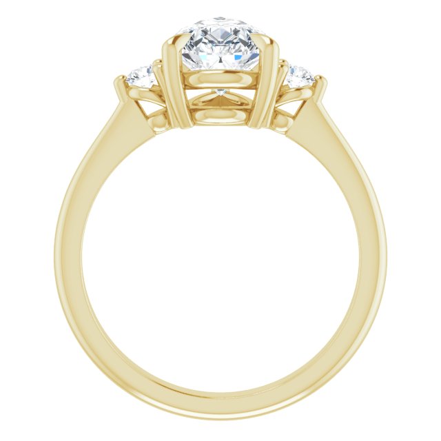 Side Stone Engagement Ring