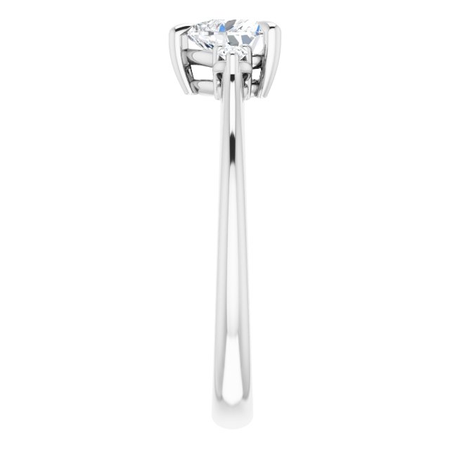 Side Stone Engagement Ring