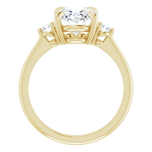 Side Stone Engagement Ring