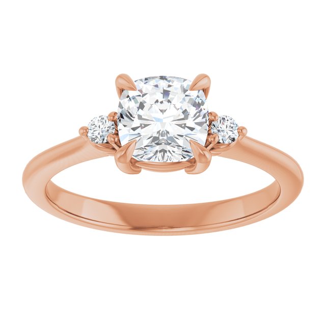 Side Stone Engagement Ring