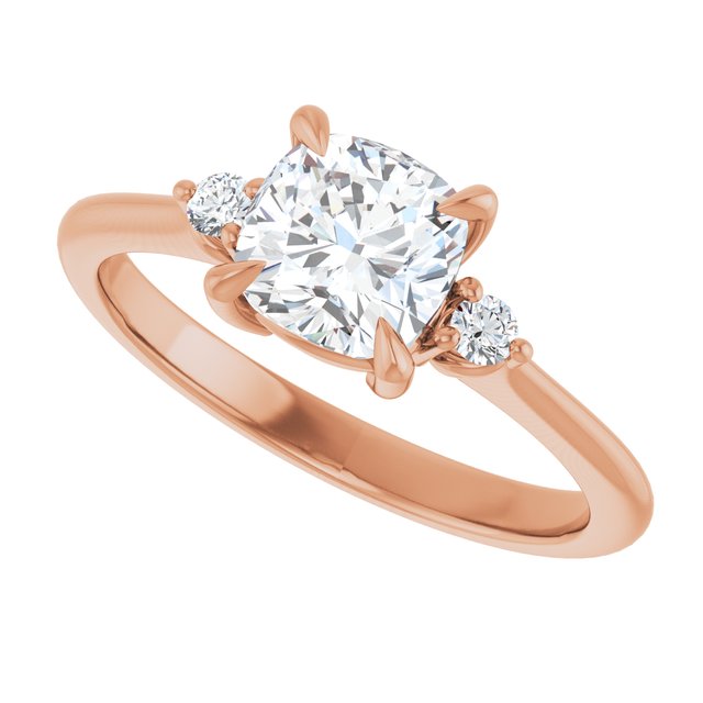 Side Stone Engagement Ring