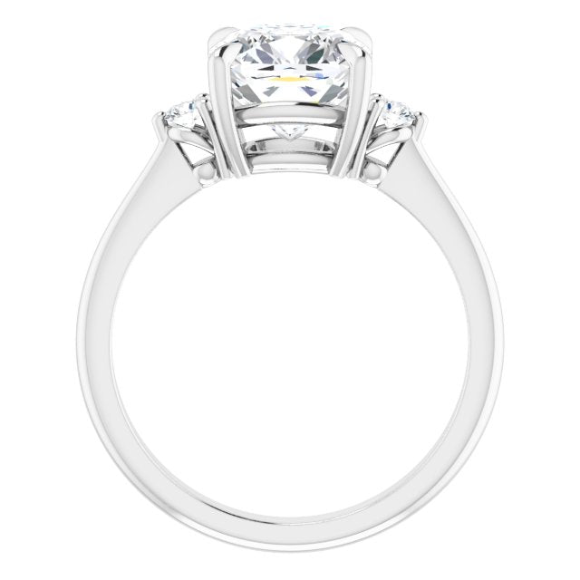 Side Stone Engagement Ring