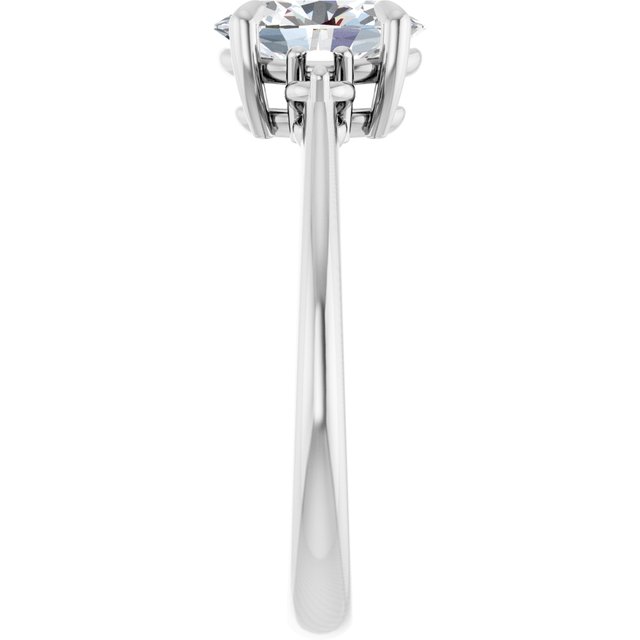 Side Stone Engagement Ring