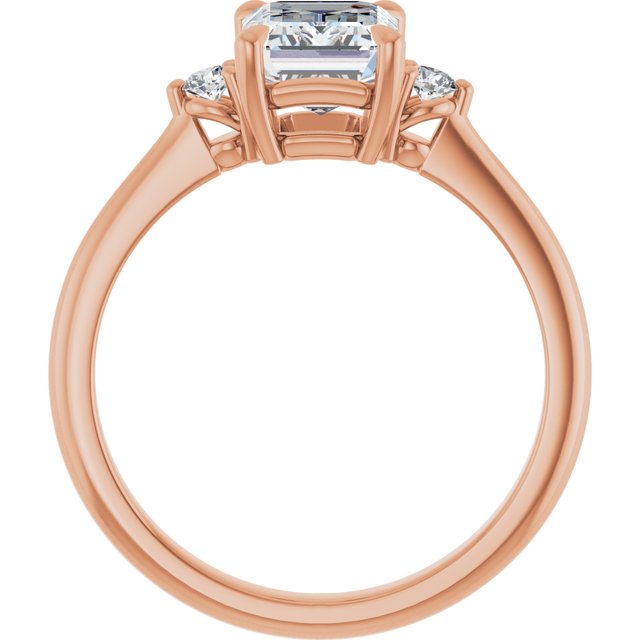 Side Stone Engagement Ring