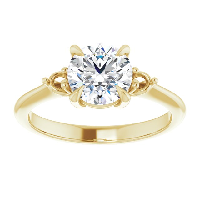 Side Stone Engagement Ring