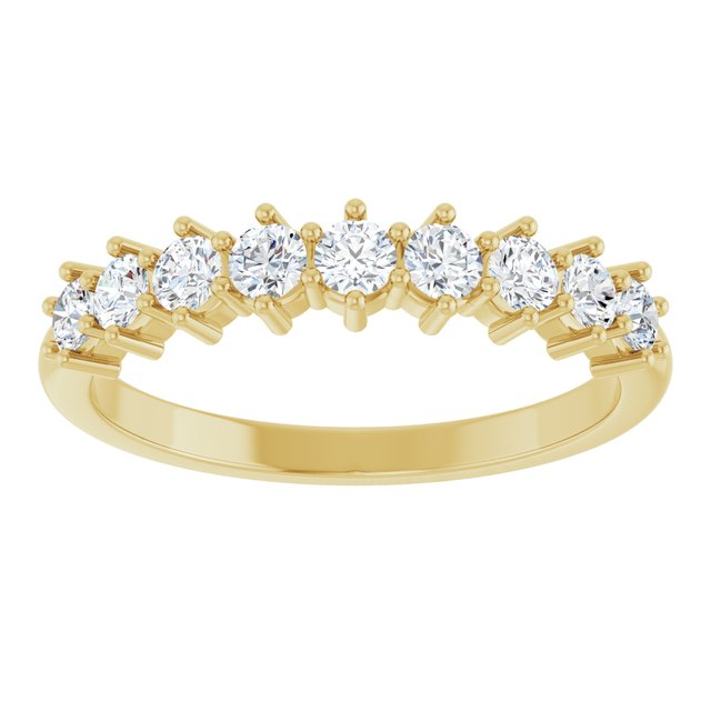Nine-Stone Anniversary Band