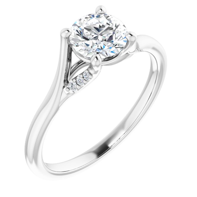 Accented Engagement Ring