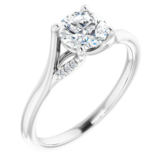 Accented Engagement Ring