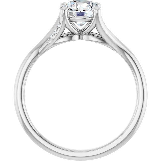 Accented Engagement Ring