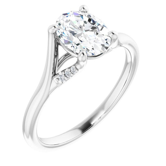 Accented Engagement Ring