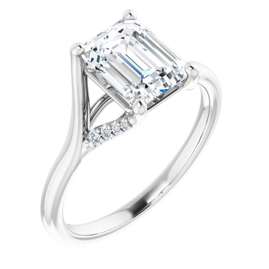Accented Engagement Ring