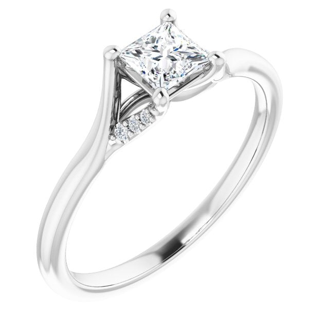 Accented Engagement Ring