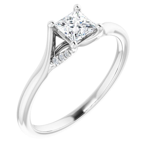 Accented Engagement Ring