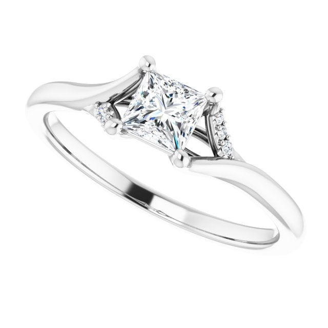 Accented Engagement Ring