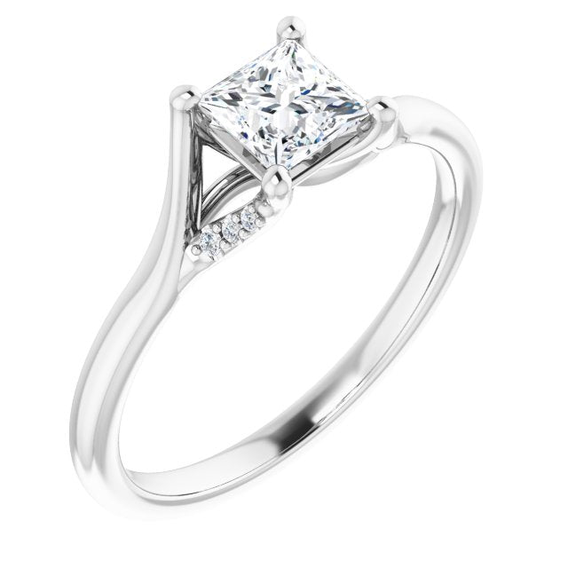 Accented Engagement Ring