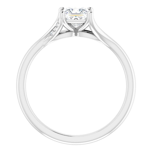 Accented Engagement Ring