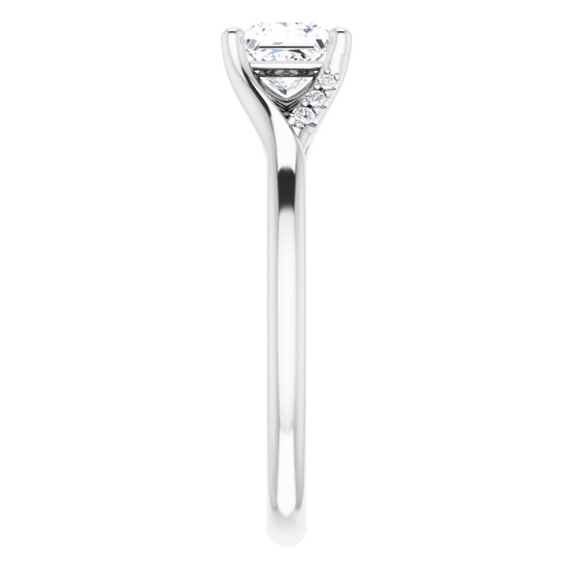 Accented Engagement Ring