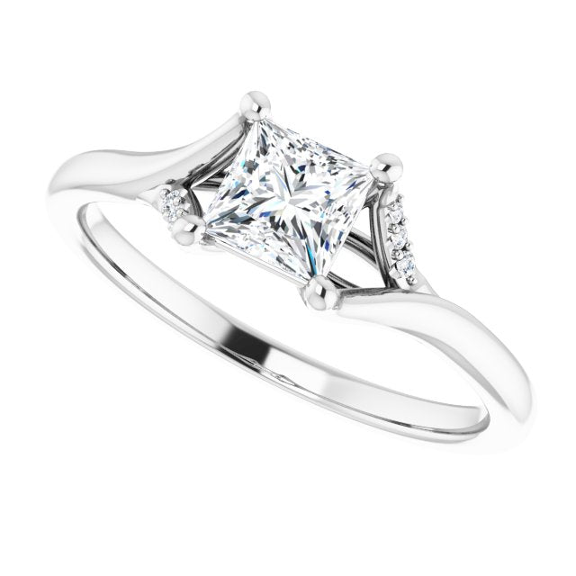 Accented Engagement Ring