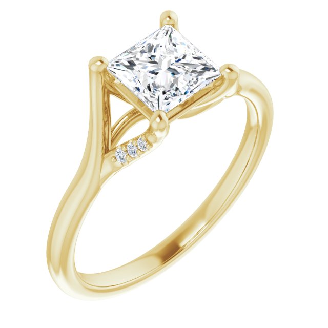 Accented Engagement Ring