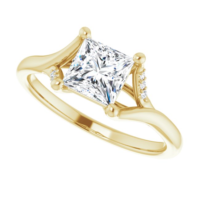 Accented Engagement Ring