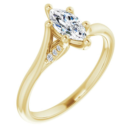 Accented Engagement Ring