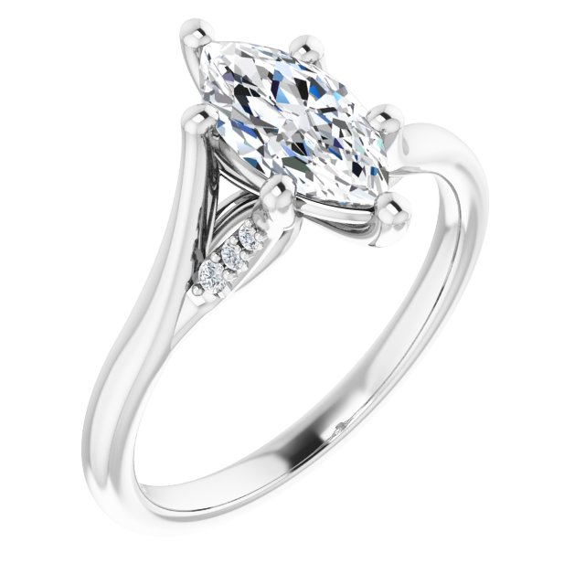 Accented Engagement Ring