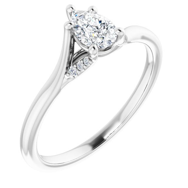 Accented Engagement Ring