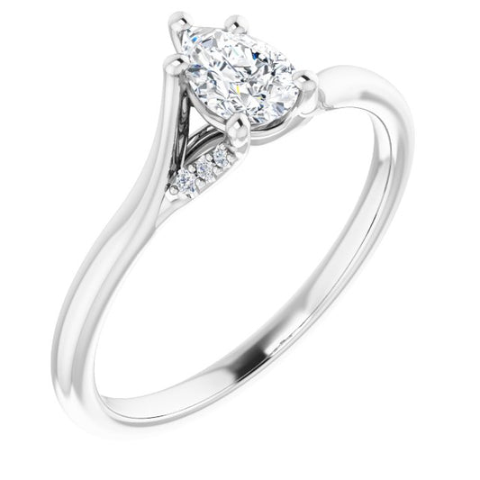 Accented Engagement Ring