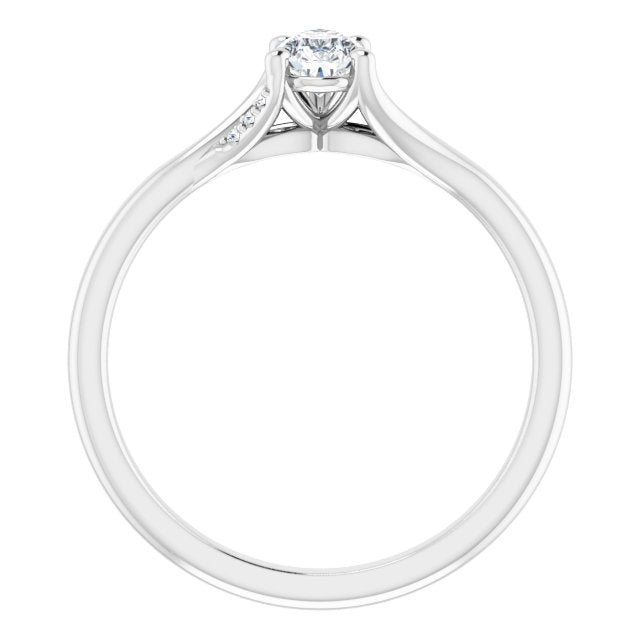 Accented Engagement Ring