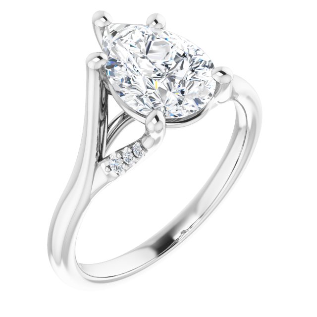 Accented Engagement Ring