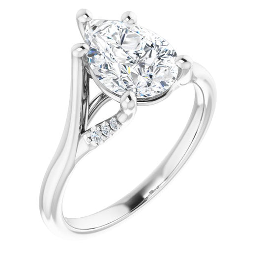 Accented Engagement Ring