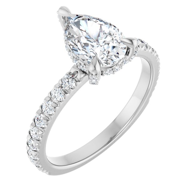 Accented Engagement Ring