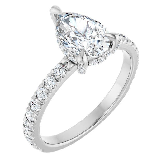 Accented Engagement Ring