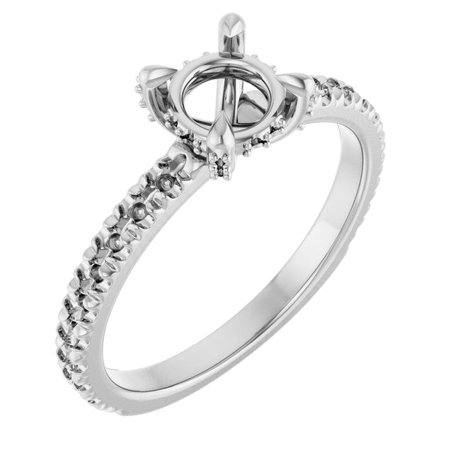 Accented Engagement Ring