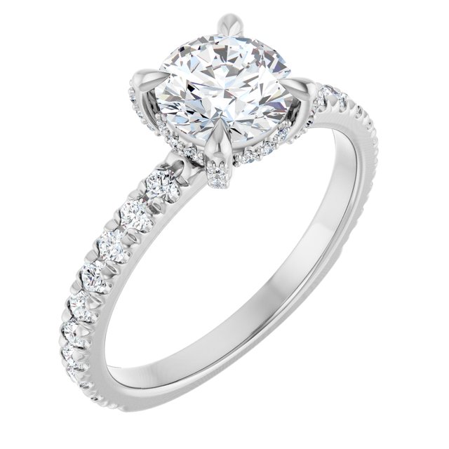 Accented Engagement Ring