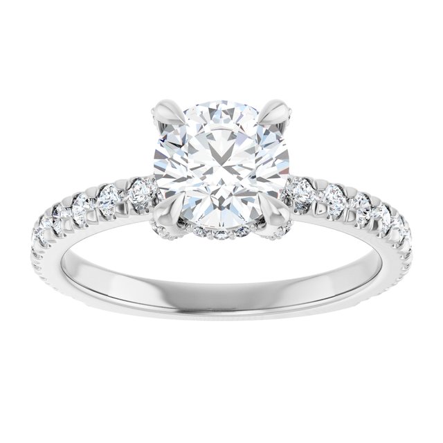Accented Engagement Ring