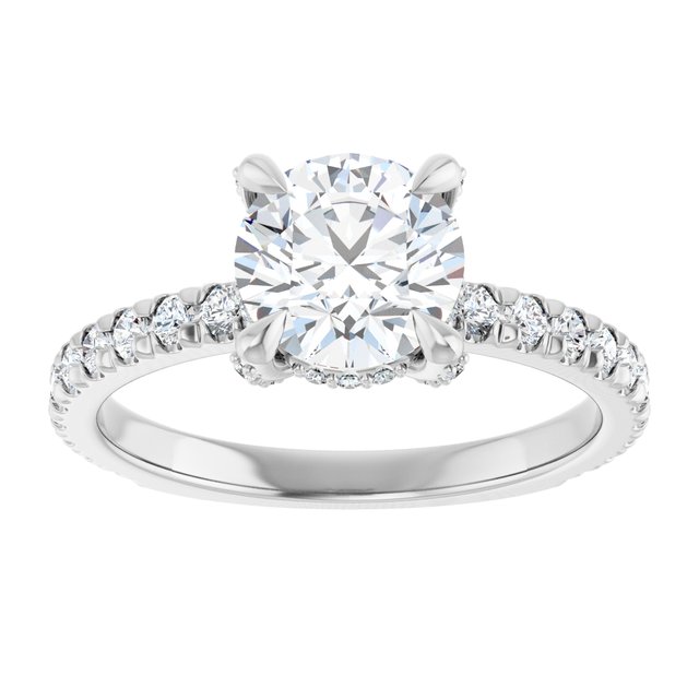 Accented Engagement Ring