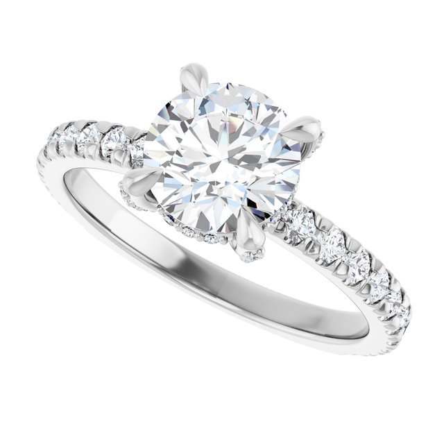 Accented Engagement Ring