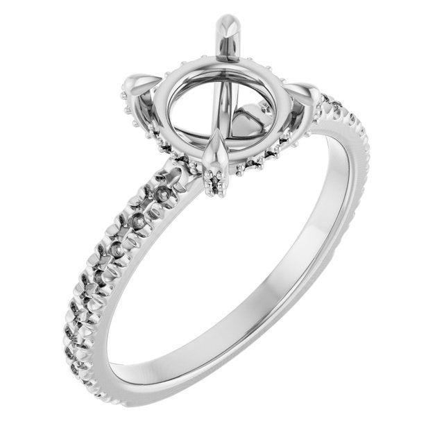 Accented Engagement Ring