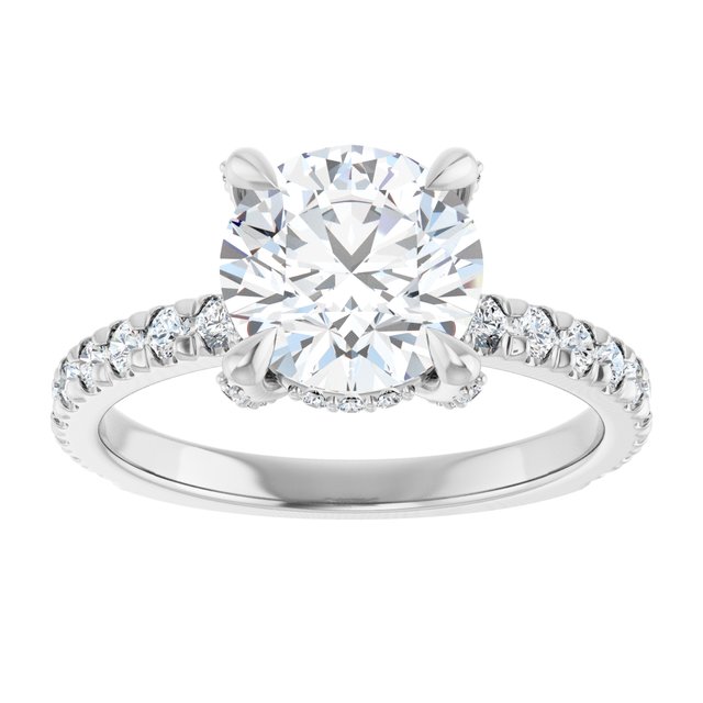 Accented Engagement Ring
