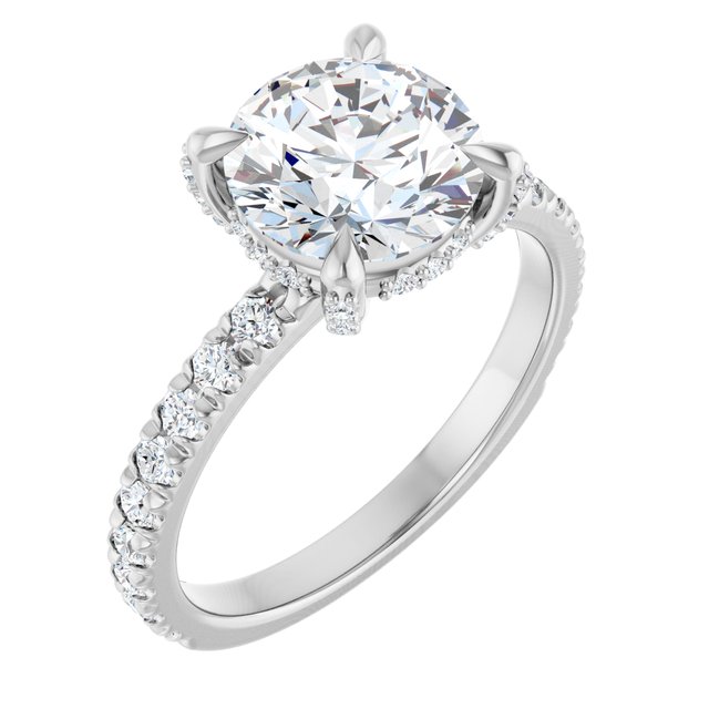 Accented Engagement Ring