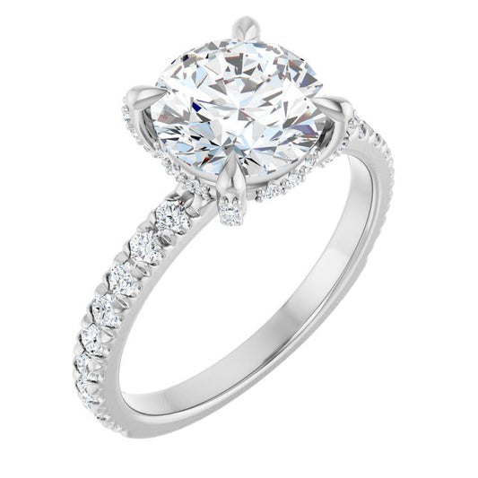 Accented Engagement Ring