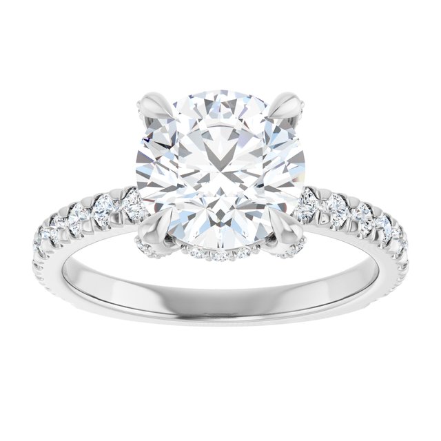Accented Engagement Ring