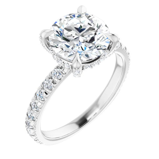 Accented Engagement Ring